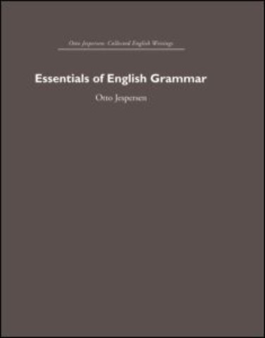 Essentials of English Grammar