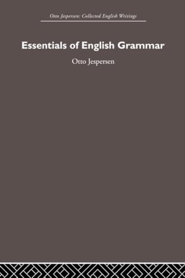 Essentials of English Grammar
