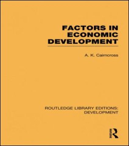 Factors in Economic Development