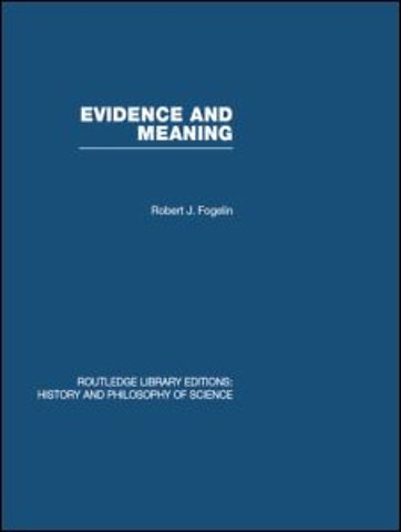 Evidence and Meaning