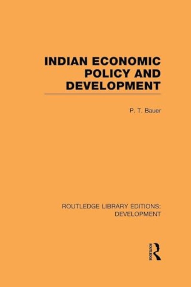 Indian Economic Policy and Development