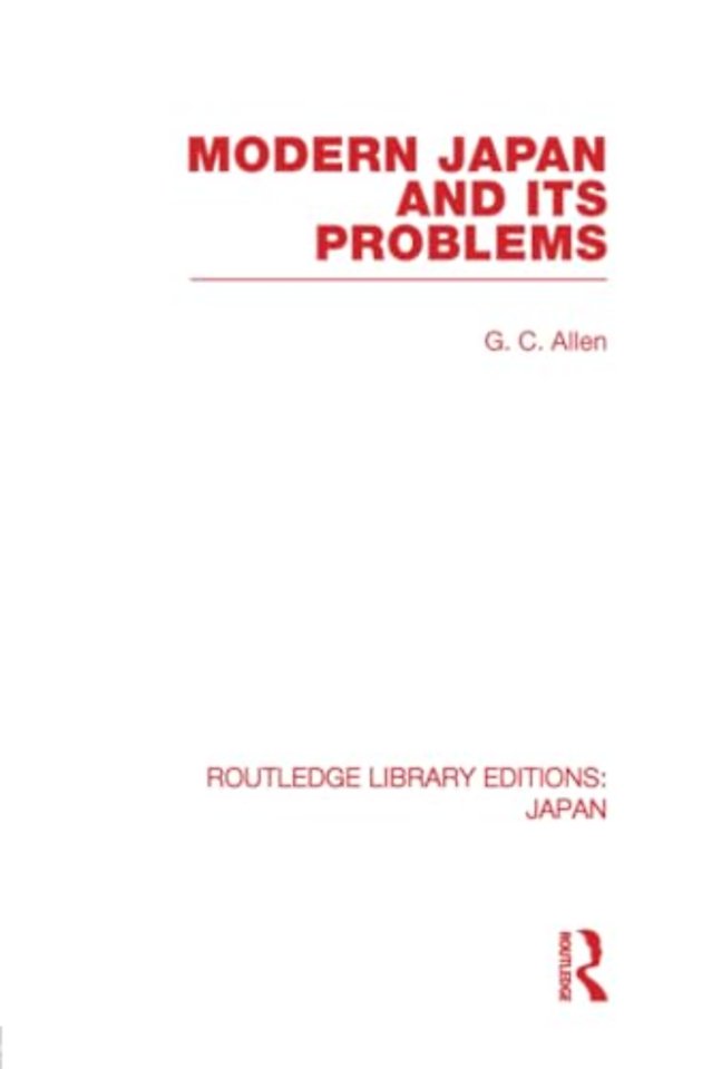 Modern Japan and its Problems