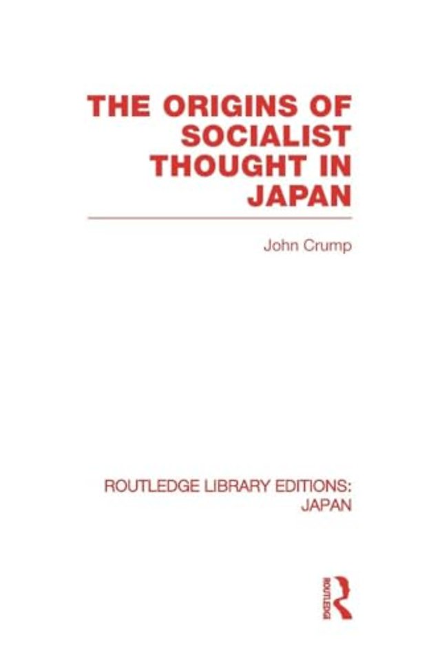 Origins of Socialist Thought in Japan