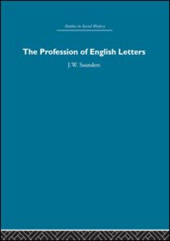 Profession of English Letters