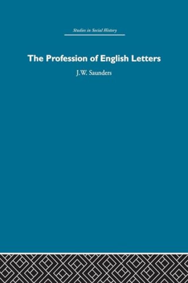 Profession of English Letters