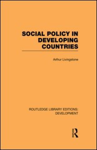 Social Policy in Developing Countries