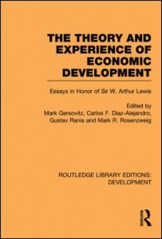 Theory and Experience of Economic Development