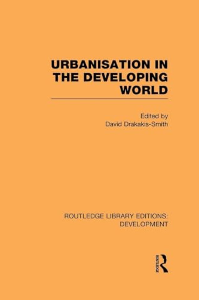 Urbanisation in the Developing World