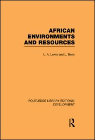 African Environments and Resources