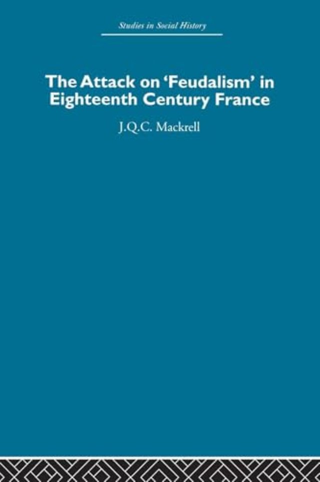 Attack on Feudalism in Eighteenth-Century France