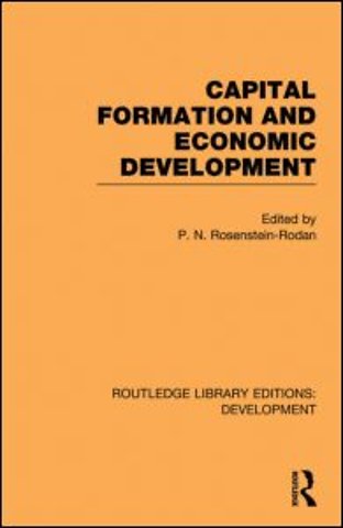 Capital Formation and Economic Development
