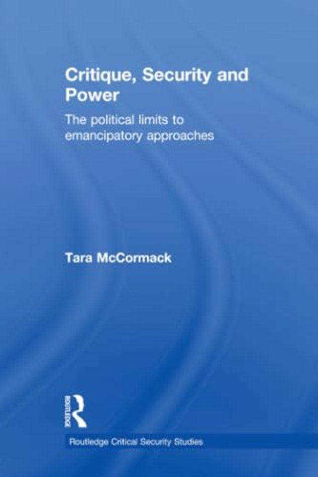 Critique, Security and Power