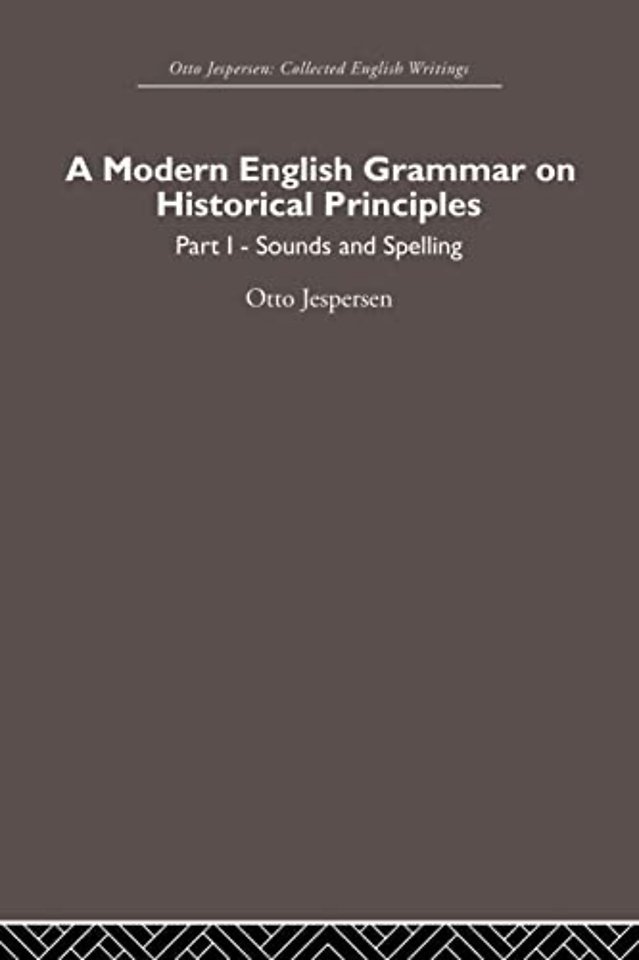 Modern English Grammar on Historical Principles