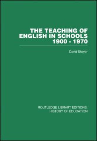 Teaching of English in Schools