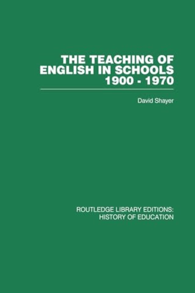 Teaching of English in Schools