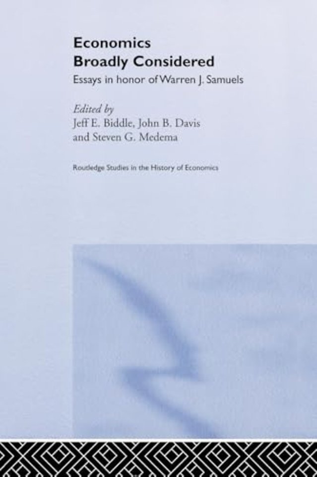 Economics Broadly Considered