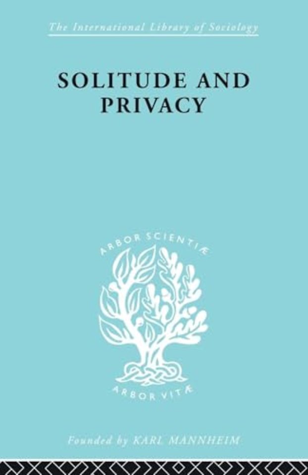 Solitude and Privacy