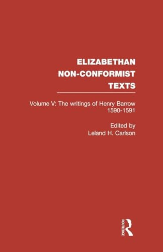 Writings of Henry Barrow, 1590-91