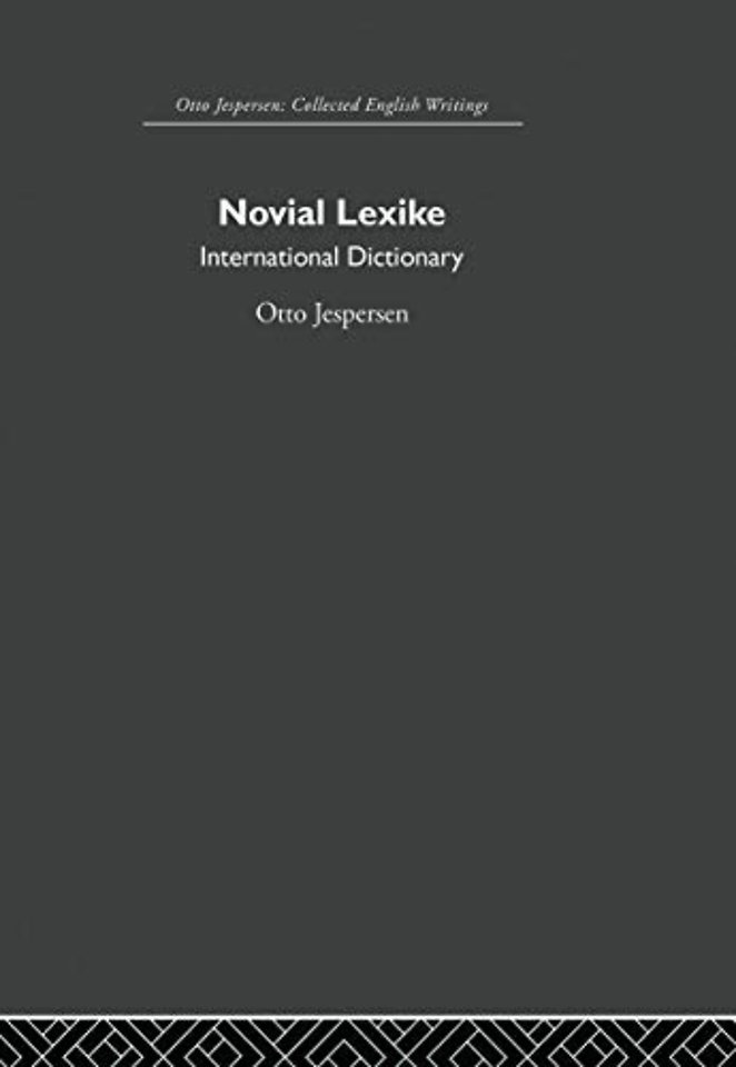 Novial Lexike