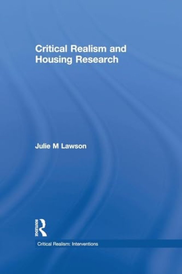 Critical Realism and Housing Research