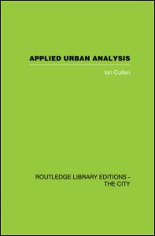 Applied Urban Analysis