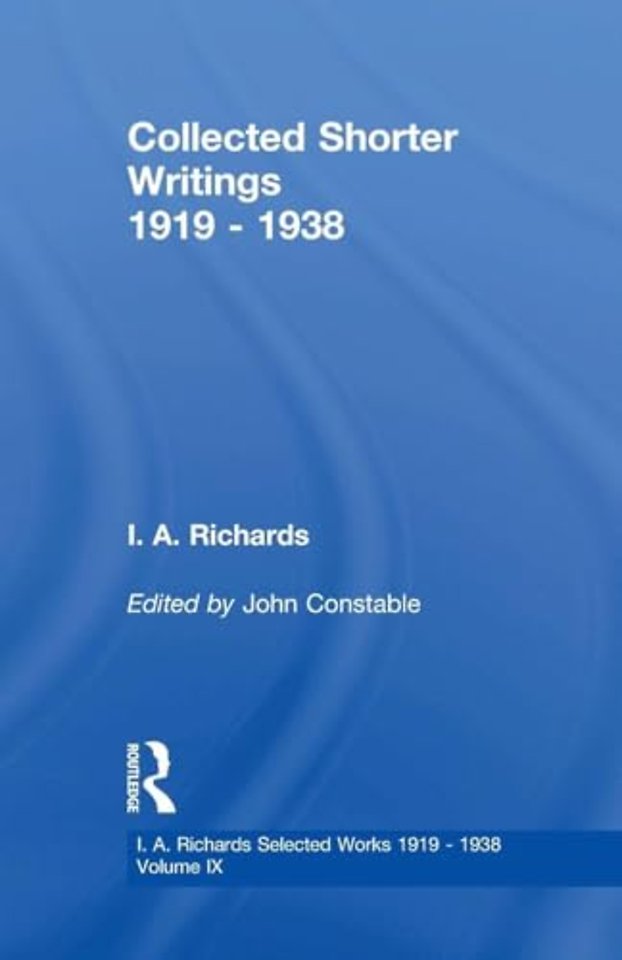 Collected Shorter Writings V9