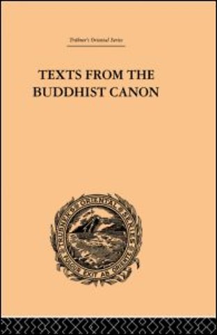 Texts from the Buddhist Canon