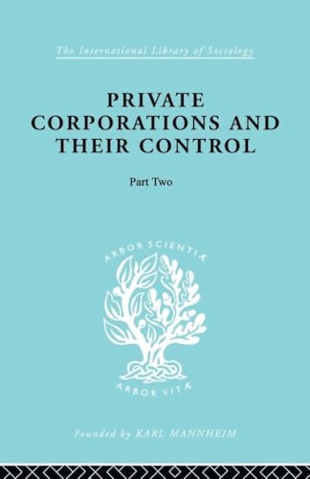 Private Corporations and their Control
