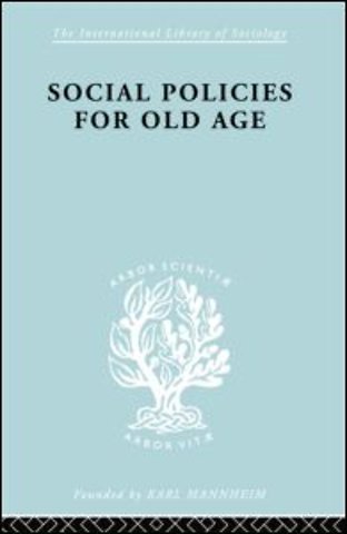 Social Policies for Old Age