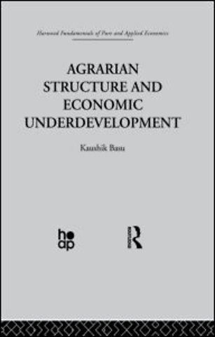 Agrarian Structure and Economic Underdevelopment