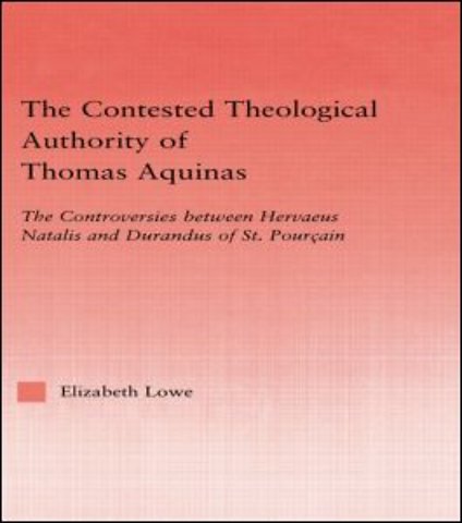 Contested Theological Authority of Thomas Aquinas