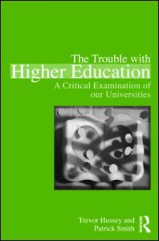 Trouble with Higher Education