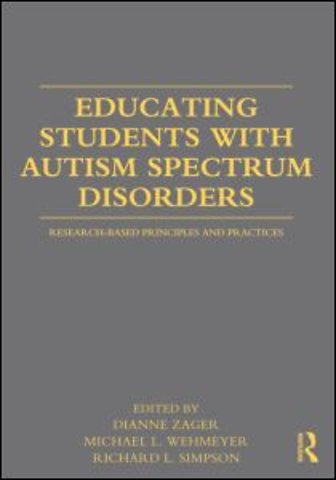 Educating Students with Autism Spectrum Disorders