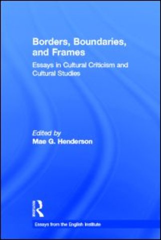 Borders, Boundaries, and Frames