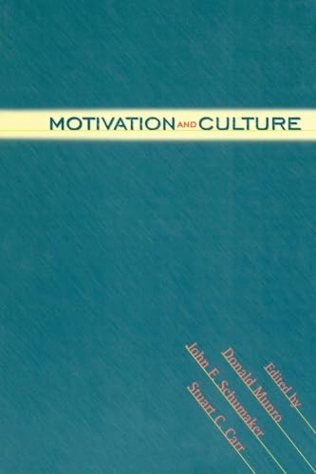 Motivation and Culture