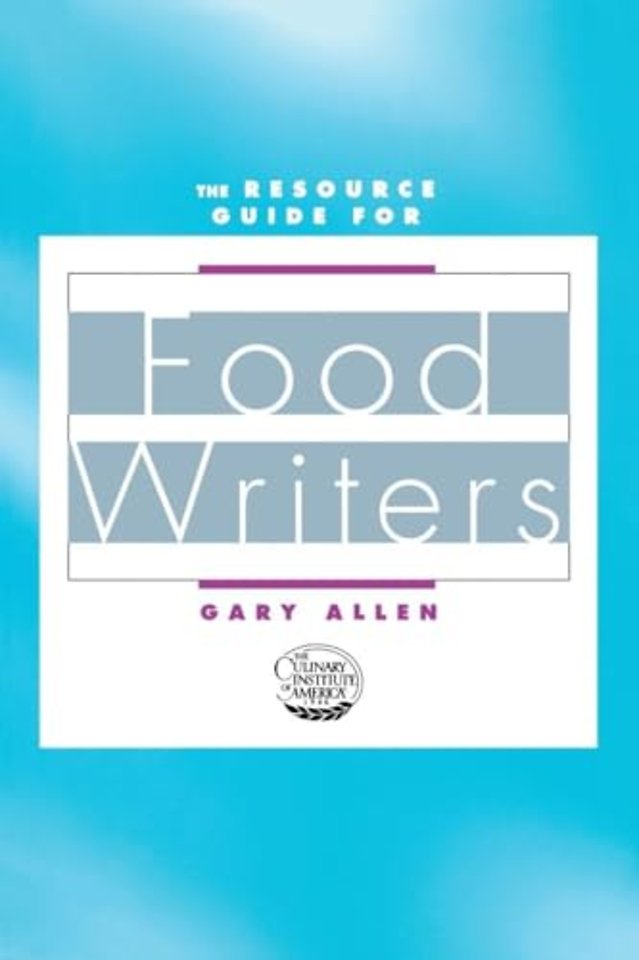 Resource Guide for Food Writers