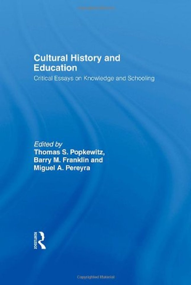 Cultural History and Education