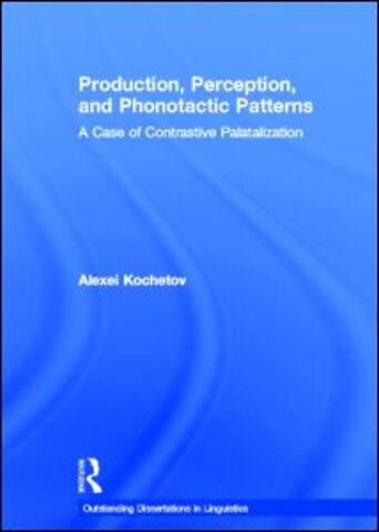 Production, Perception, and Phonotactic Patterns