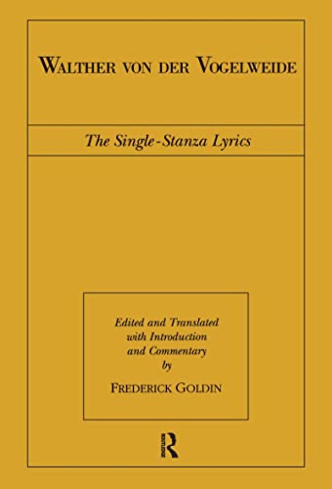 Walther von der Vogelweide