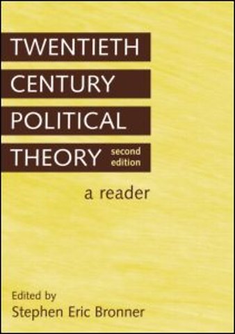 Twentieth Century Political Theory