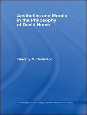 Aesthetics and Morals in the Philosophy of David Hume