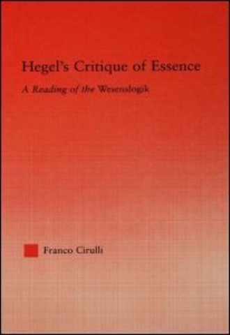 Hegel's Critique of Essence