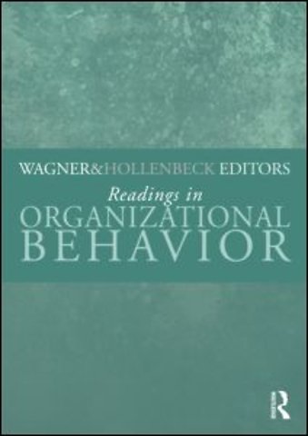 Readings in Organizational Behavior
