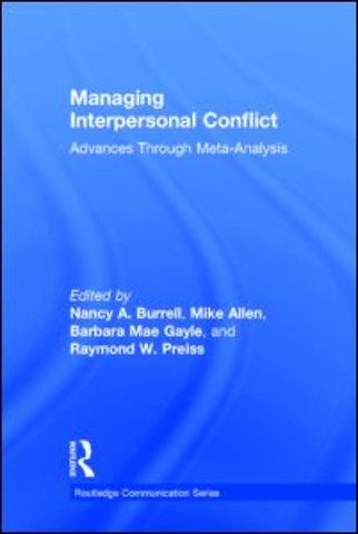 Managing Interpersonal Conflict