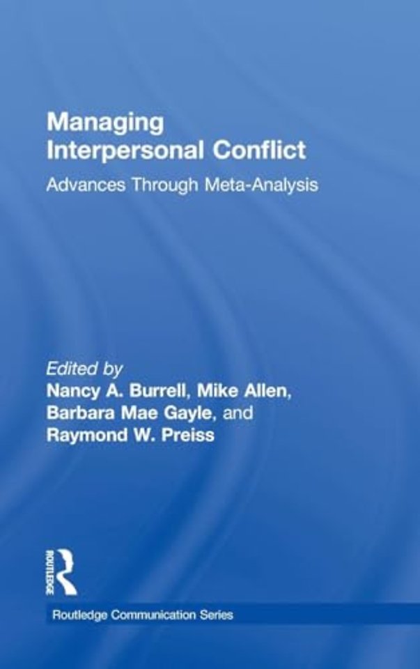 Managing Interpersonal Conflict