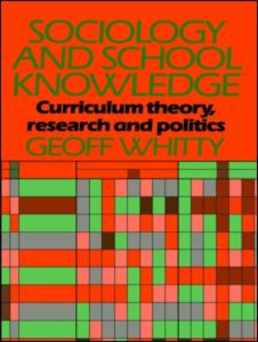Sociology and School Knowledge
