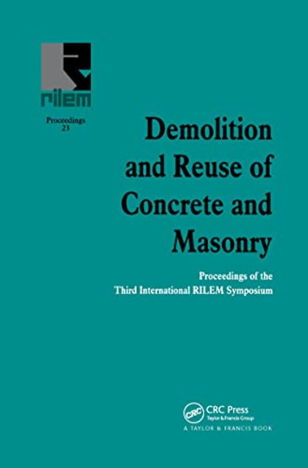 Demolition and Reuse of Concrete and Masonry
