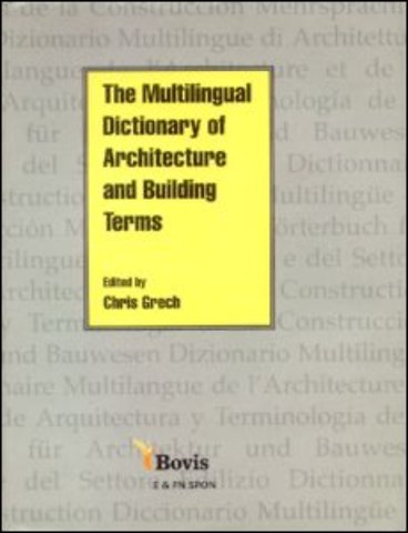 Multilingual Dictionary of Architecture and Building Terms