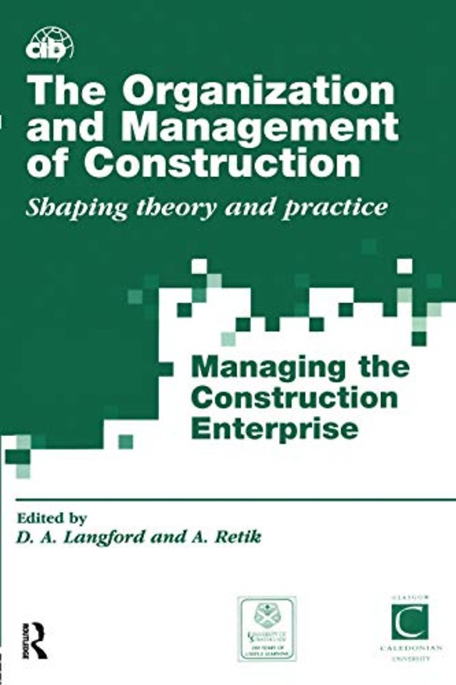 Organization and Management of Construction