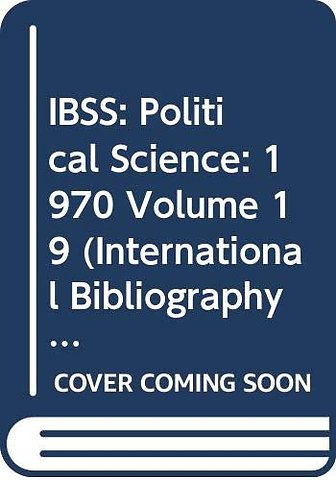 IBSS: Political Science: 1970 Volume 19